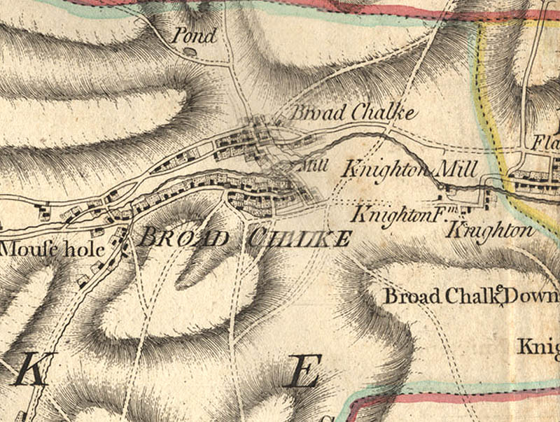 From Andrews’ and Dury’s Map of Wiltshire, 1773