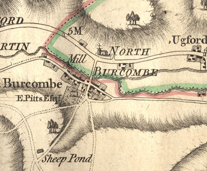 From Andrews’ and Dury’s Map of Wiltshire, 1773