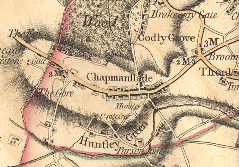 From Andrews’ and Dury’s Map of Wiltshire, 1810