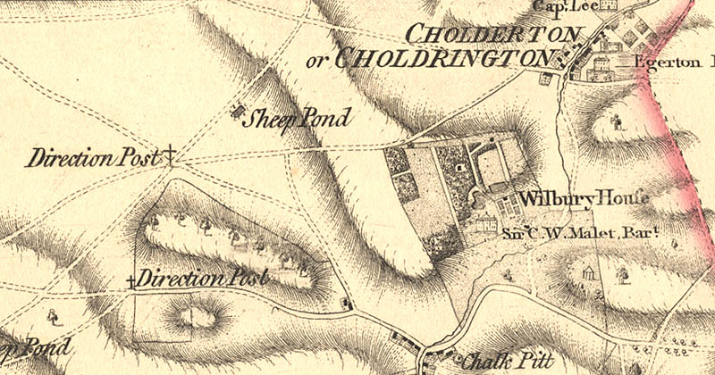 From Andrews’ and Dury’s Map of Wiltshire, 1810