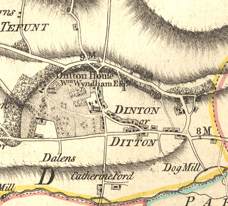 From Andrews’ and Dury’s Map of Wiltshire, 1773