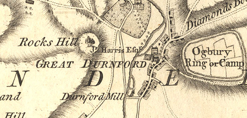 From Andrews’ and Dury’s Map of Wiltshire, 1773