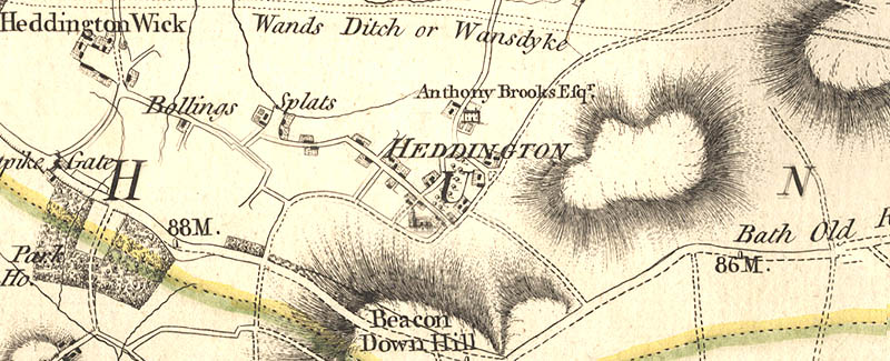 From Andrews’ and Dury’s Map of Wiltshire
