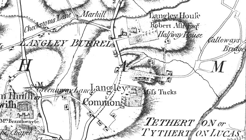 From Andrews’ and Dury’s Map of Wiltshire, 1810