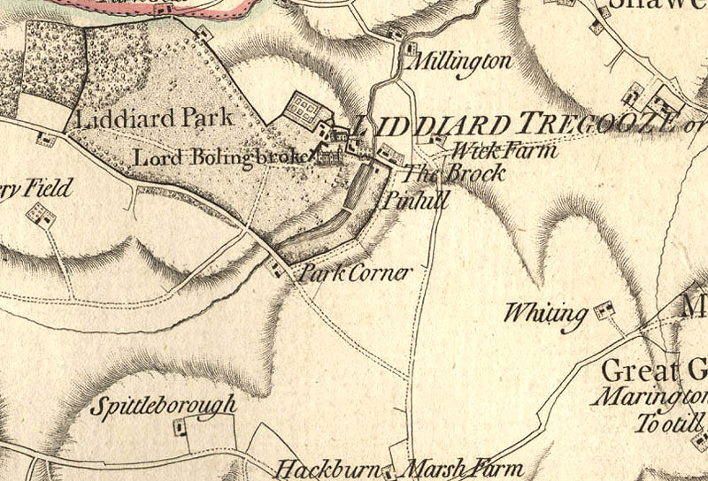 From Andrews’ and Dury’s Map of Wiltshire, 1773