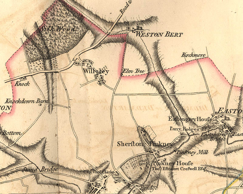 From Andrews’ and Dury’s Map of Wiltshire, 1810
