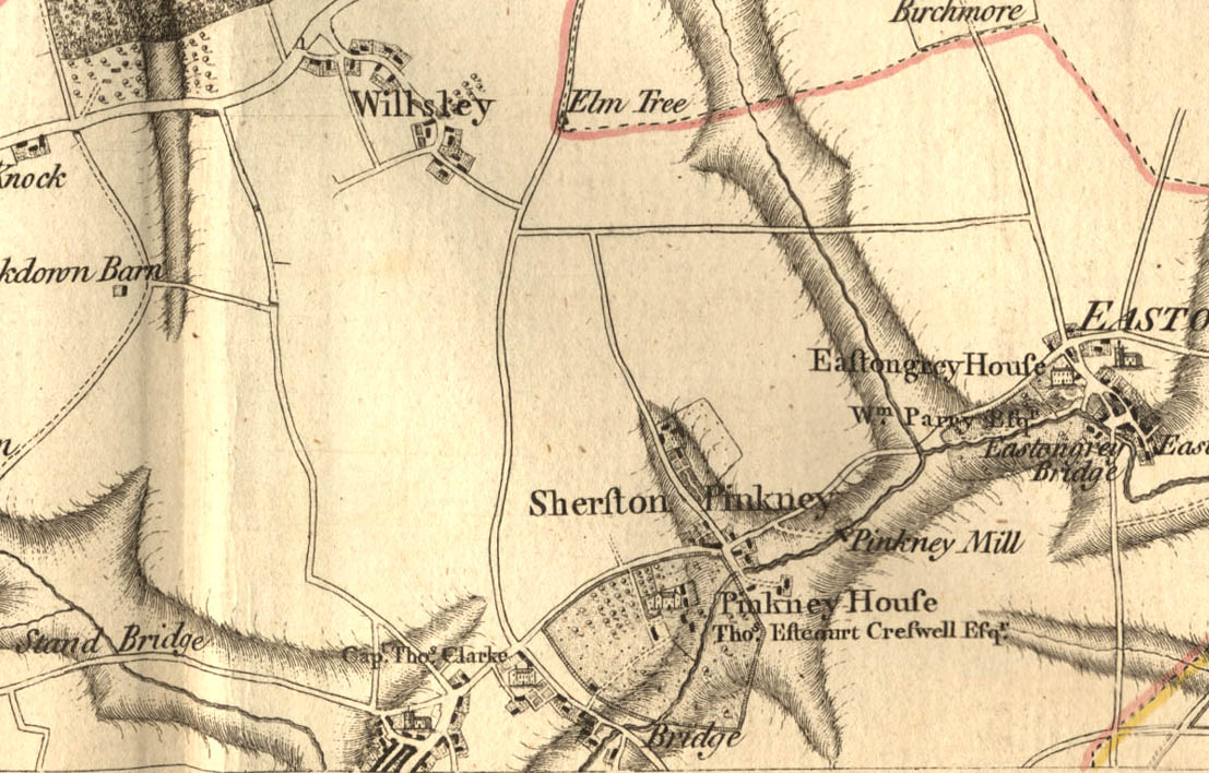 From Andrews’ and Dury’s Map of Wiltshire, 1773