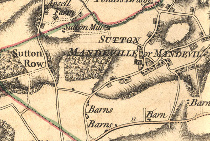 From Andrews’ and Dury’s Map of Wiltshire, 1810