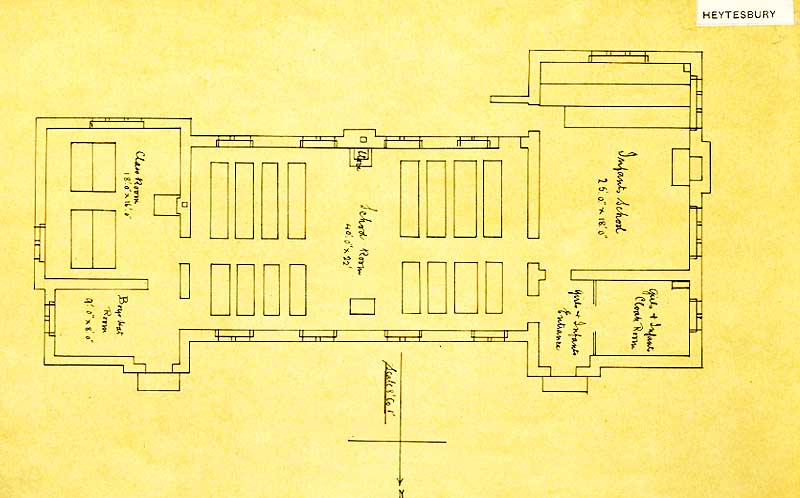 Plan of the National School, Heytesbury